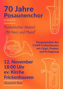 Posaunenchor Plakat