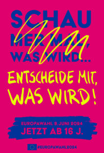 Plakat zur Europawahl